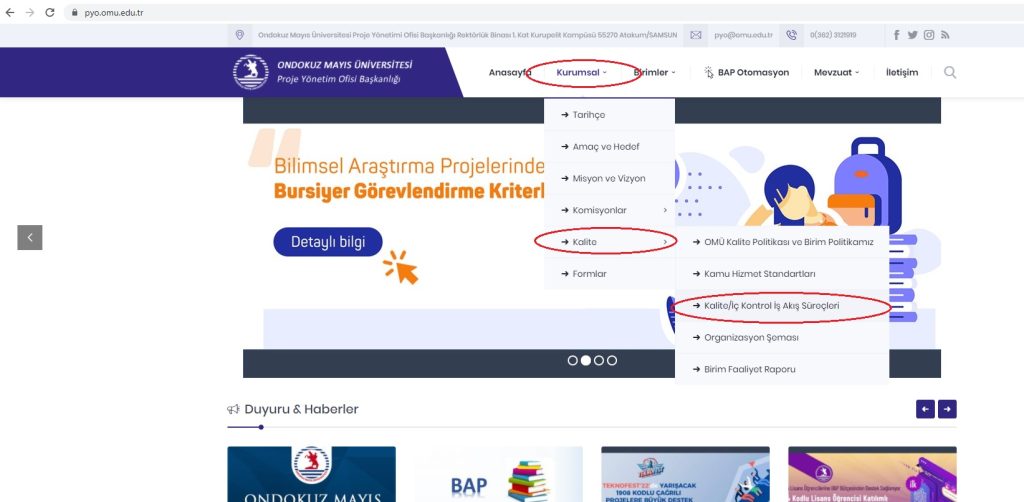 Proje Yönetim Ofisi İş Akışları Güncellendi