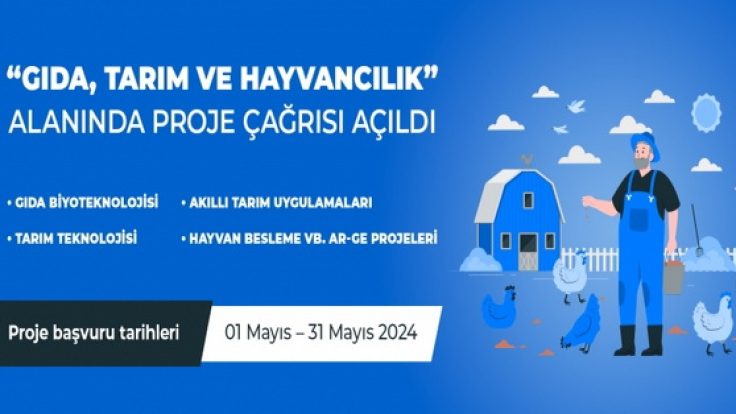 “GIDA, TARIM VE HAYVANCILIK” ALANINDA PROJE ÇAĞRISI AÇILDI