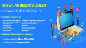 “SOSYAL VE BEŞERİ BİLİMLER” ALANINDA PROJE ÇAĞRISI AÇILDI